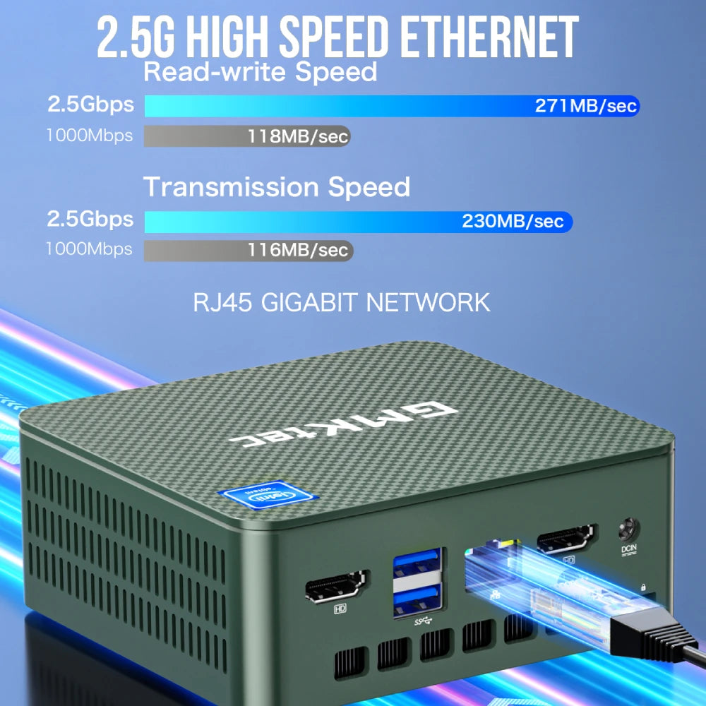GMKtec G3 Mini PC Intel Alder Lake N100 Windows 11 Pro