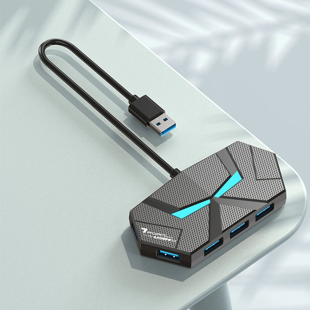 Kebidumei 7 Ports USB 3.0 HUB