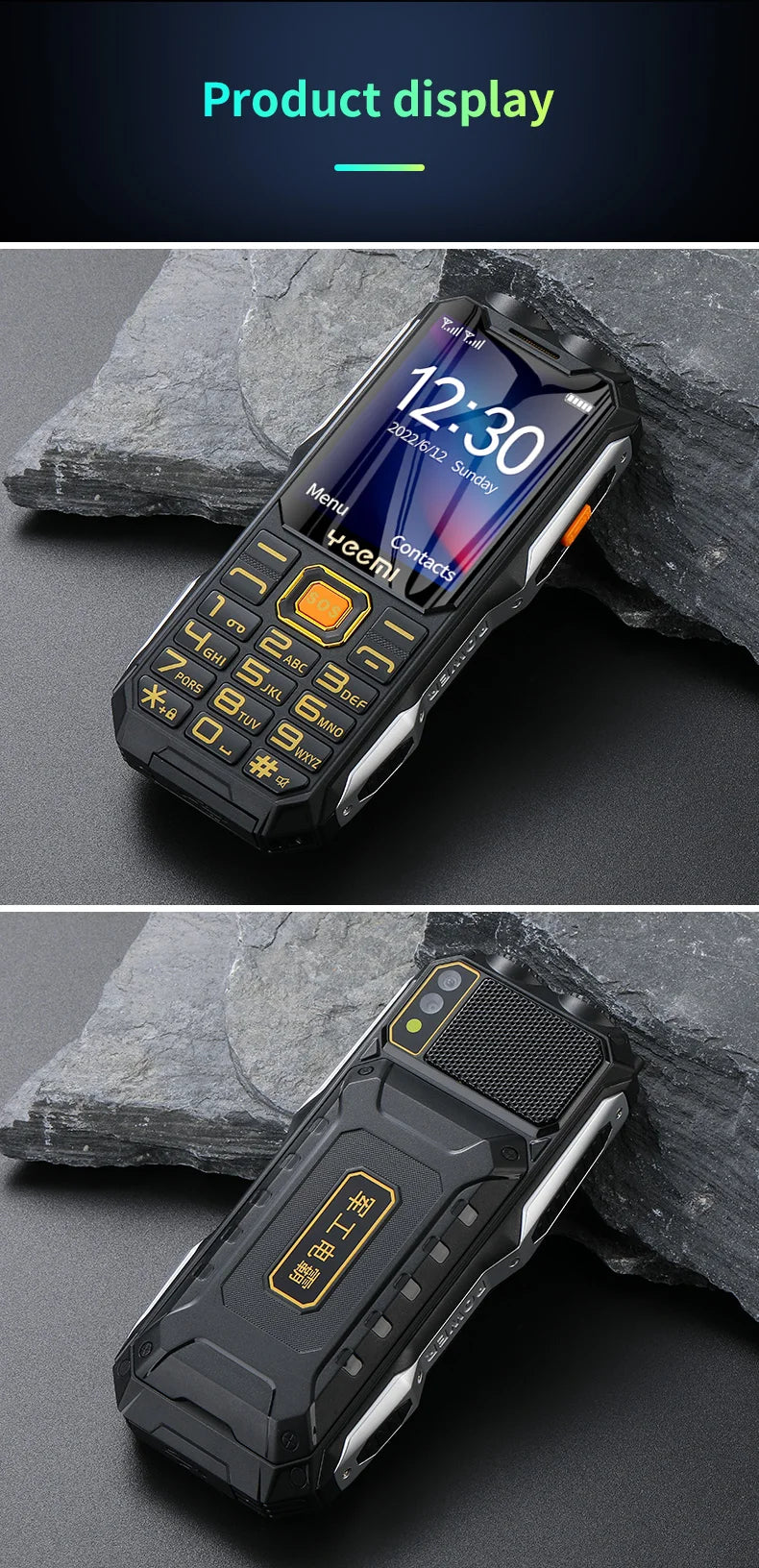Q8 GSM 2G Rugged Mobile Phone