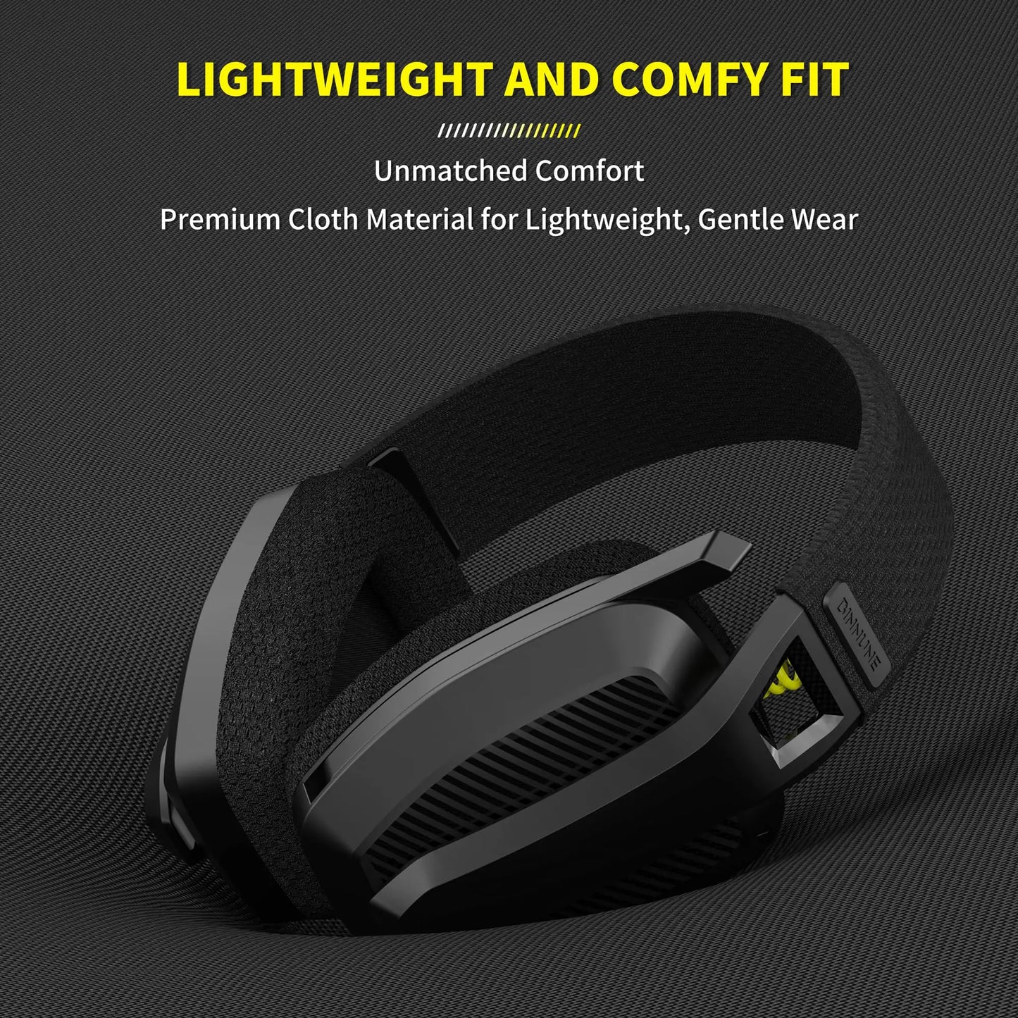 BINNUNE BW06 2.4GHz Wireless Gaming Headset with Microphone