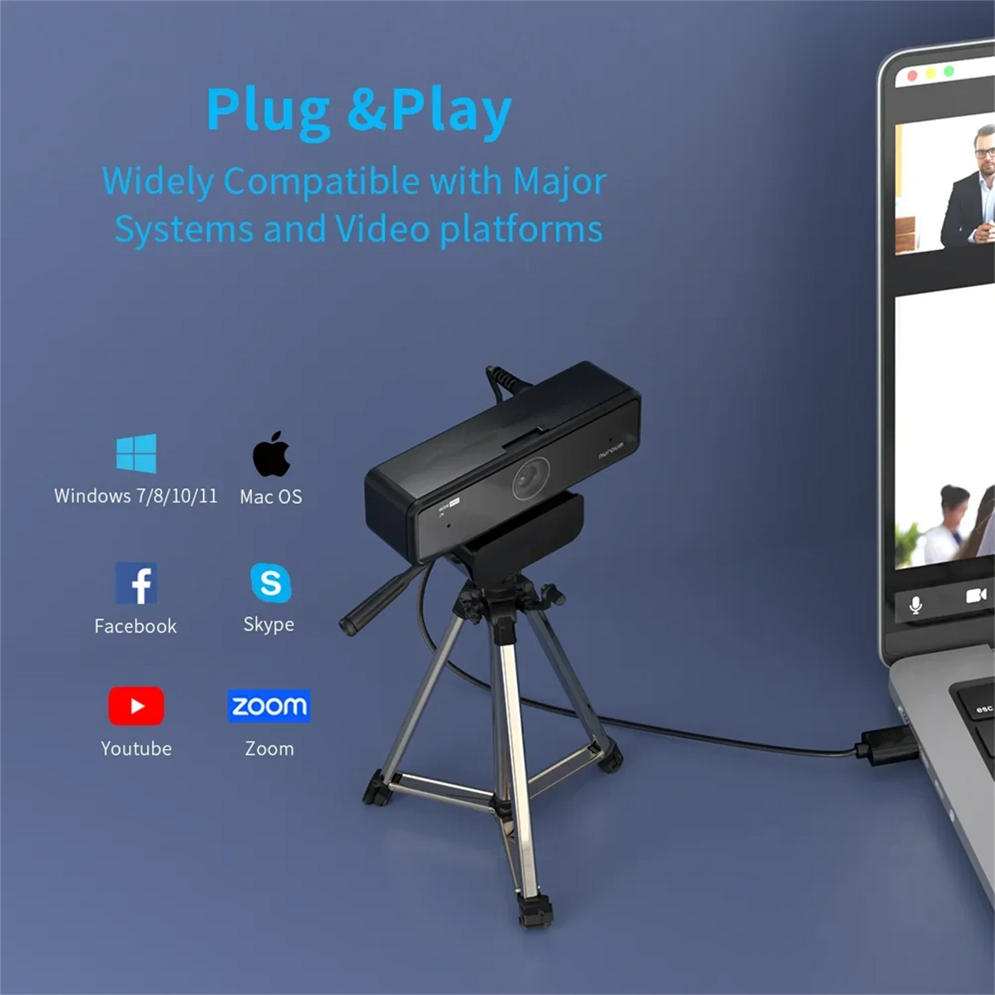 Nuroum V11 High Quality 1080p Web Camera
