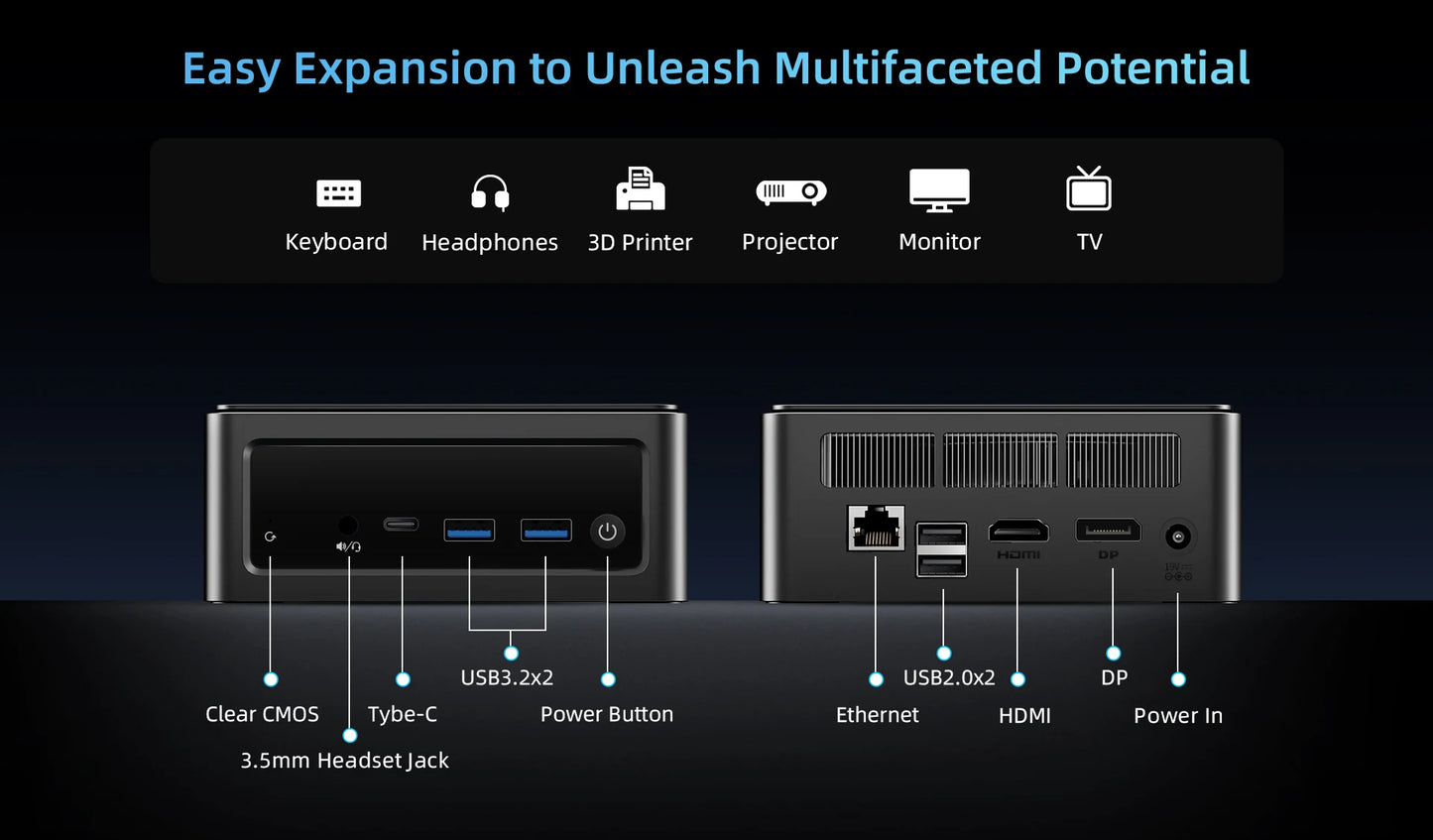 BMAX B9 Power Mini PC Intel Core i9