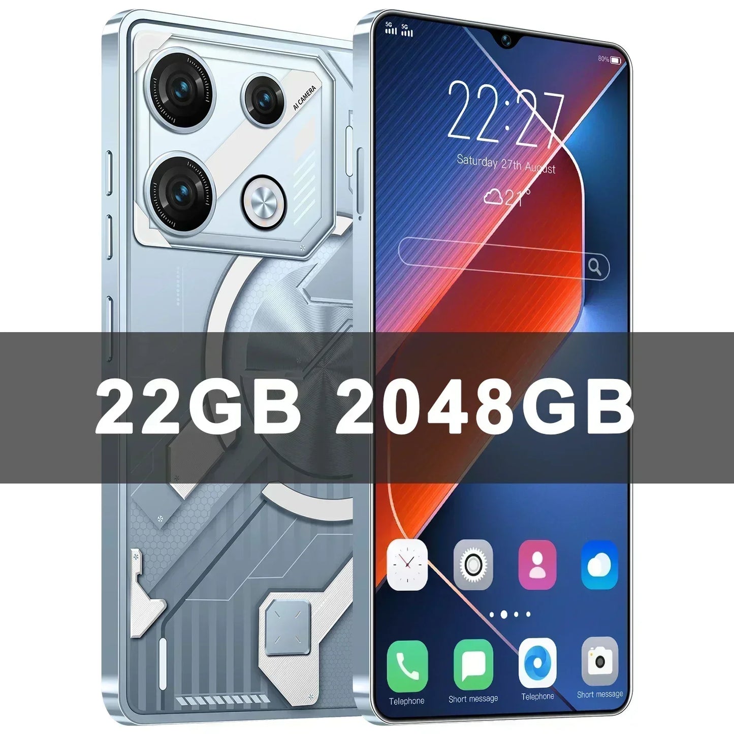 NEW Pova 8 Pro HOT 2025 original intelligent 5G Android 14