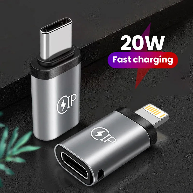 USB Cable Converter Lightning To USB C Adapter for IPhone, Huawei, Xiaomi, Samsung