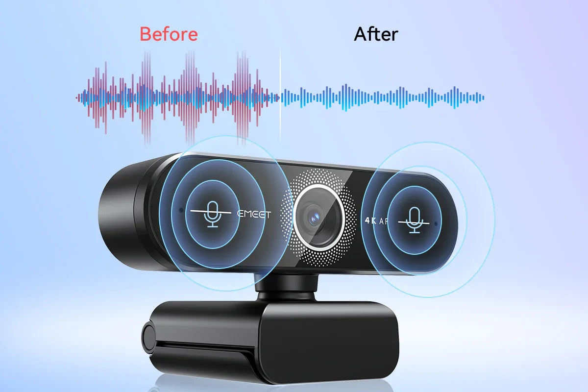 EMEET C60E 4K/2K Autofocus Webcam