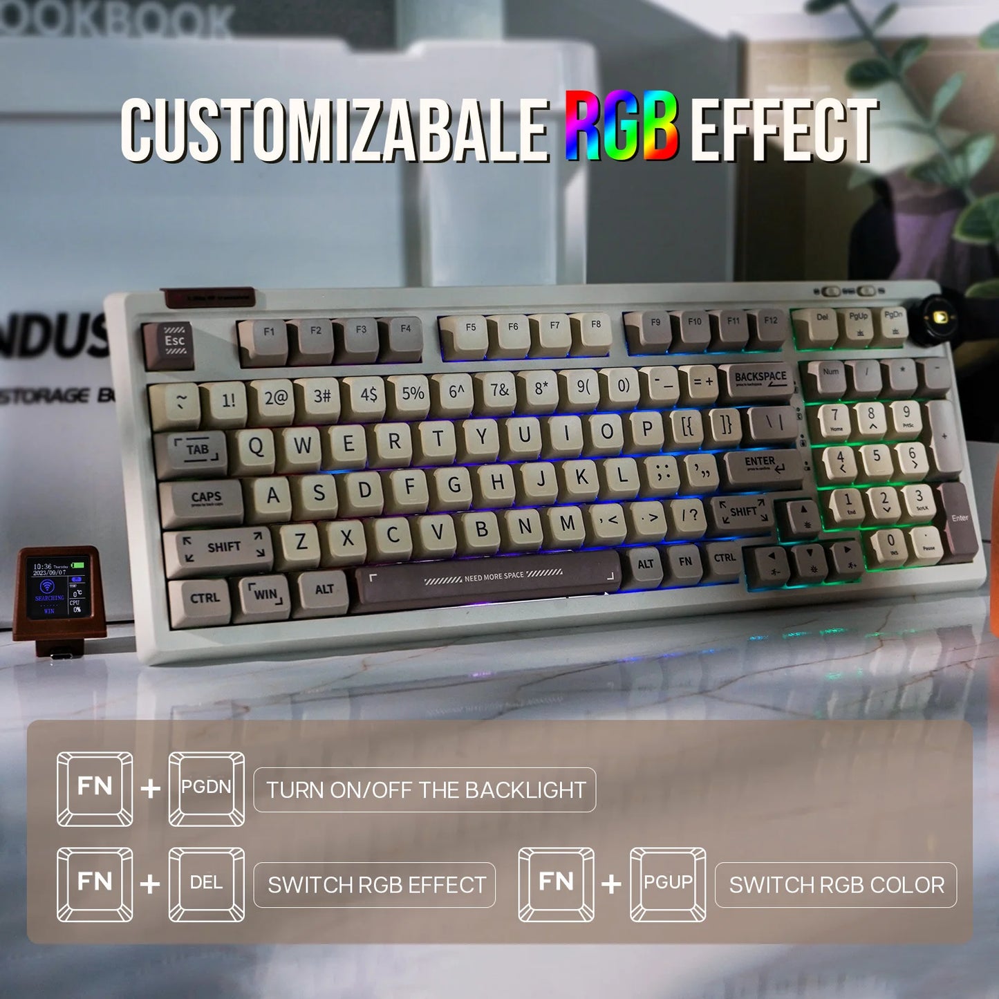 EPOMAKER RT100 97key Wireless/Wired Mechanical Keyboard