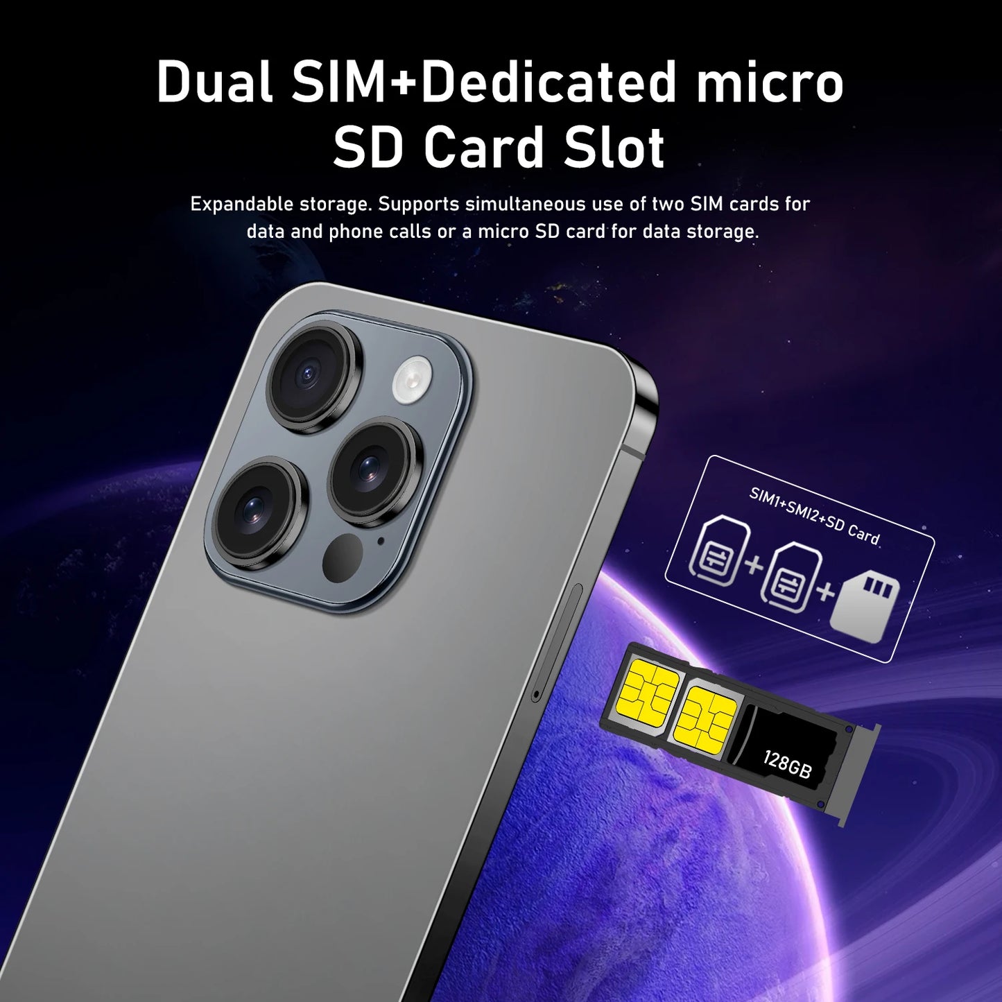 Global Version 5G Android 14 Unlocked Phone