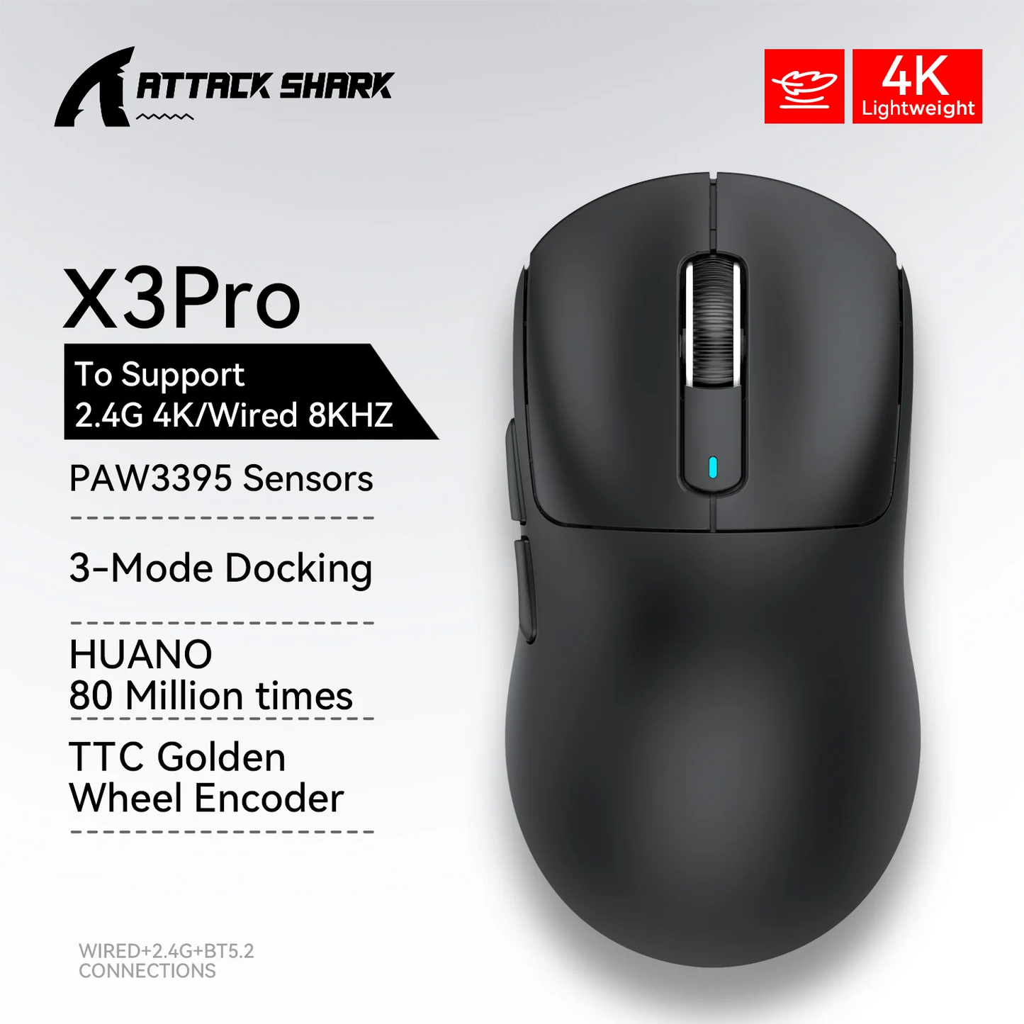 Attack Shark X3Pro X3 Wireless Mouse