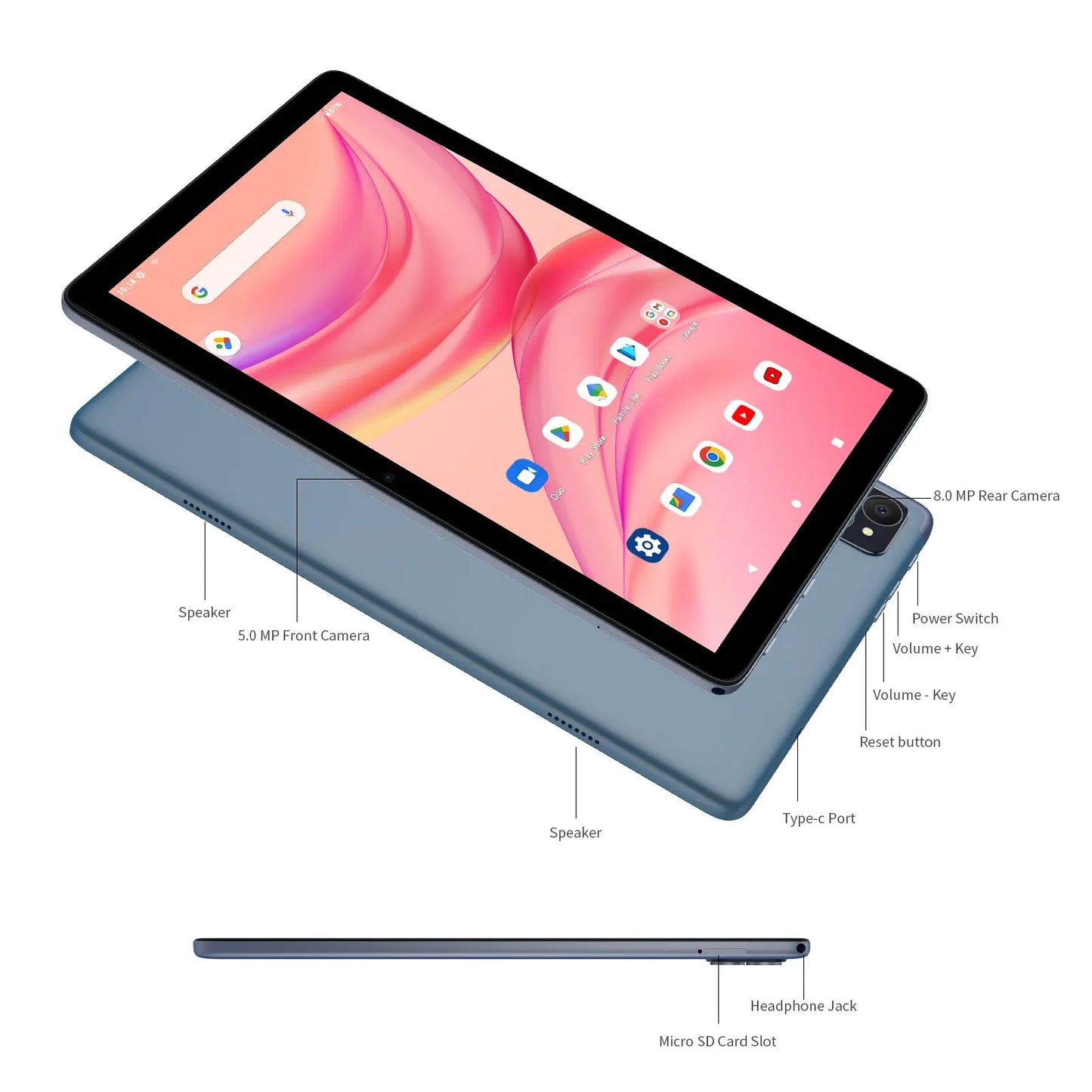 VASOUN Android 14 Tablet