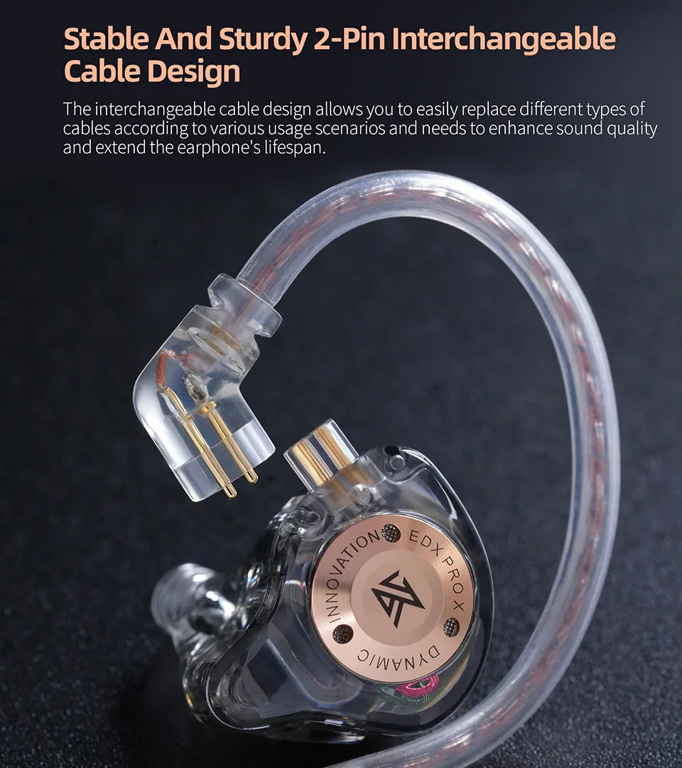 KZ EDX PRO X IEM Earphones (Deep Bass Sound)