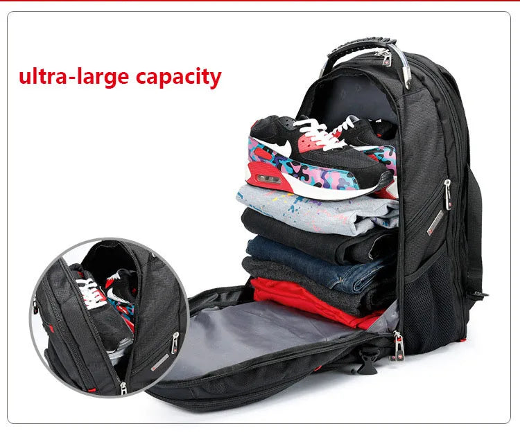 SWISS-Multifunctional Durable Laptop Backpack bags.