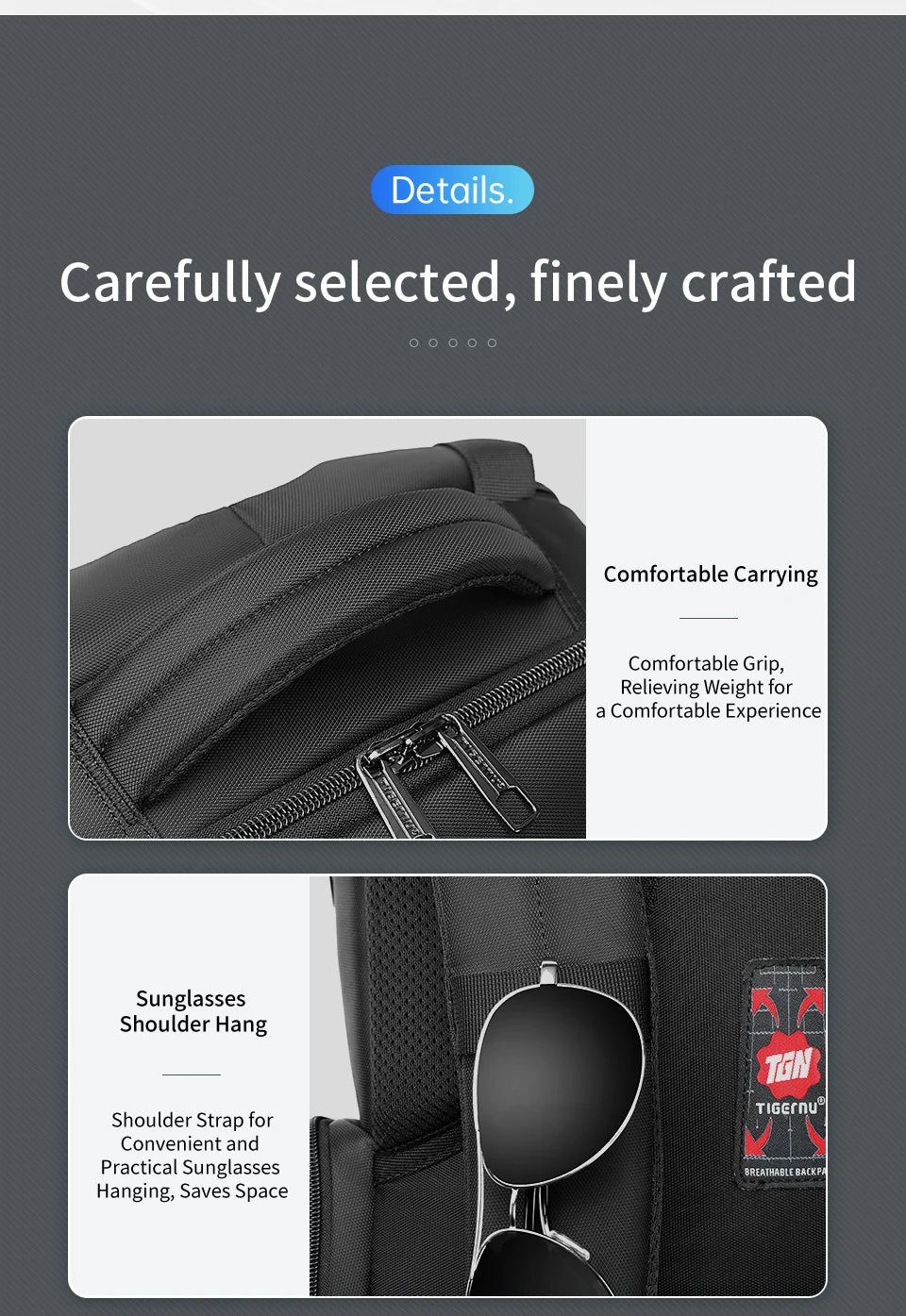 Tigernu Laptop Backpack Bags For Men