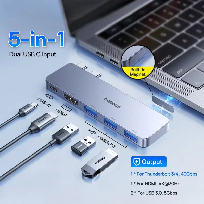 Baseus Dual USB-C Hub