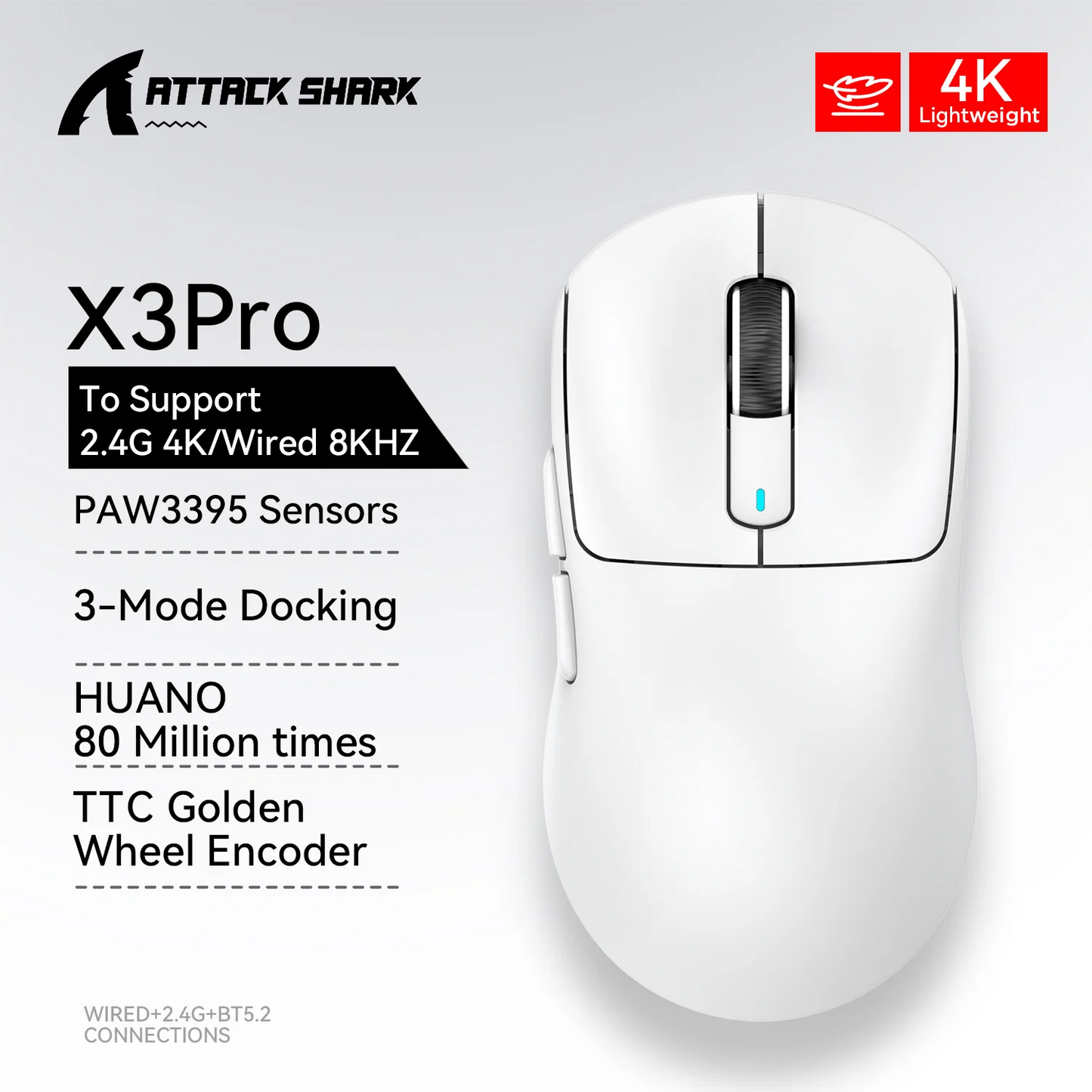 Attack Shark X3Pro X3 Wireless Mouse