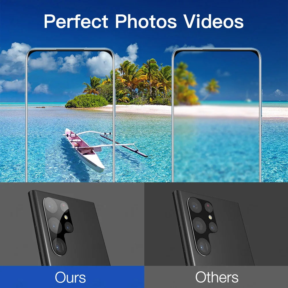 Camera Lens Protector for Samsung Galaxy S25 S24 S23 S22 S21 Ultra Plus FE Back Camera Tempered Glass Protection Accessories