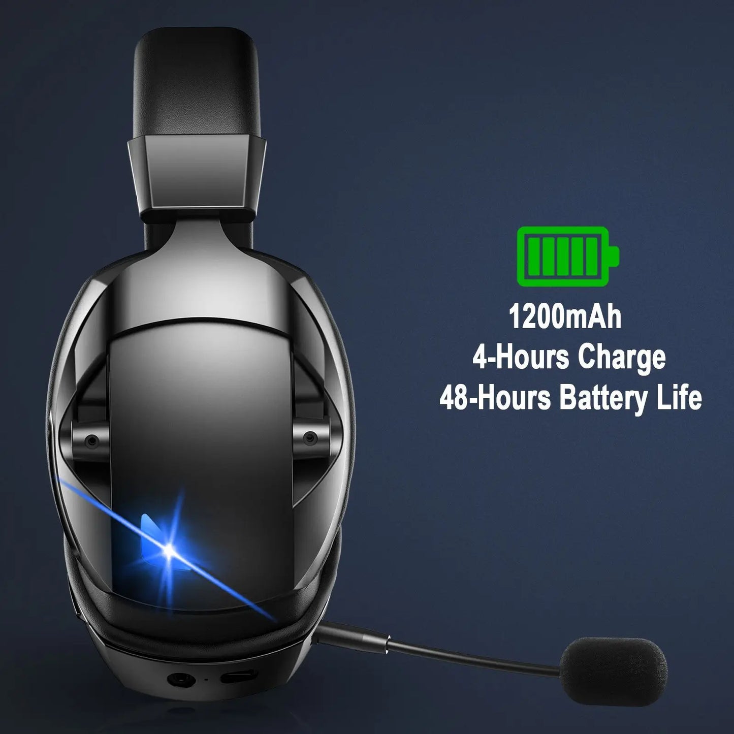 ONIKUMA Acinaci Wireless Gaming Headset with Mic