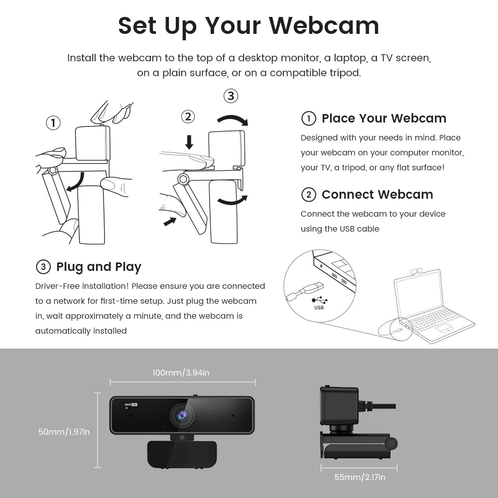 Nuroum V11 High Quality 1080p Web Camera
