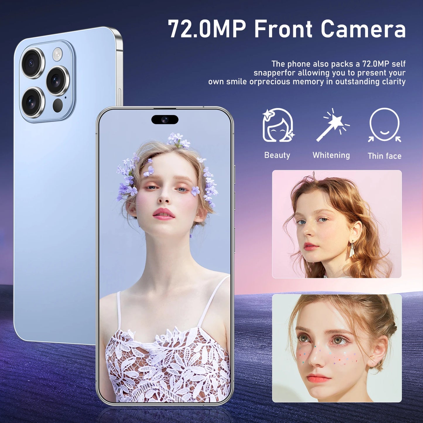 Global Version 5G Android 14 Unlocked Phone