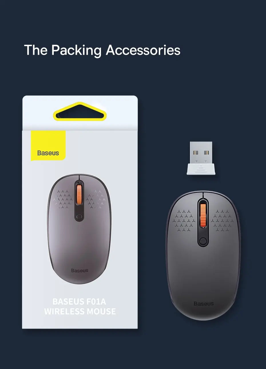 Baseus F01B Mouse Wireless Bluetooth 5.0