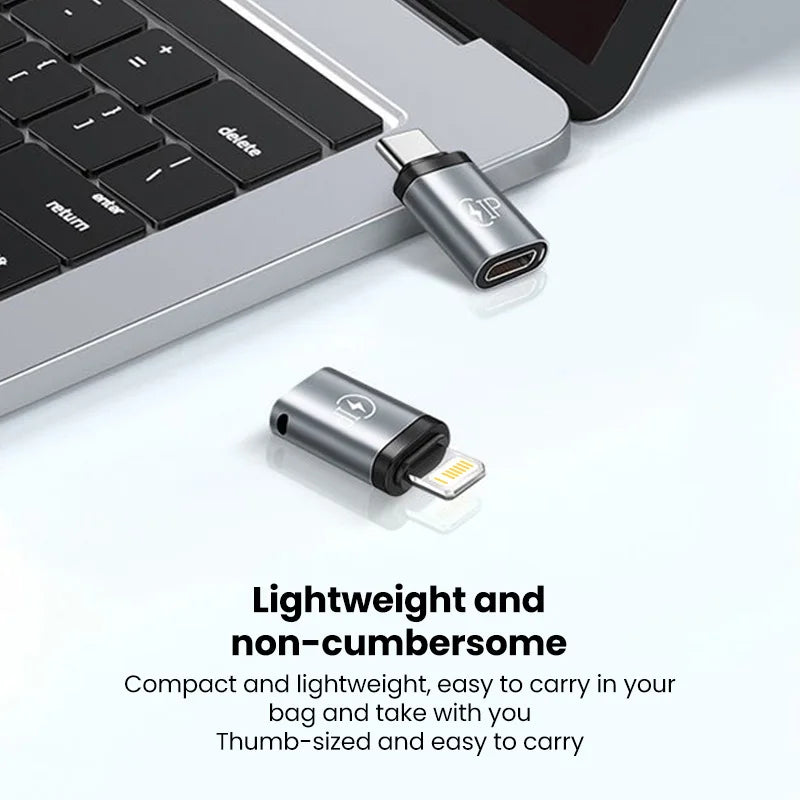 USB Cable Converter Lightning To USB C Adapter for IPhone, Huawei, Xiaomi, Samsung