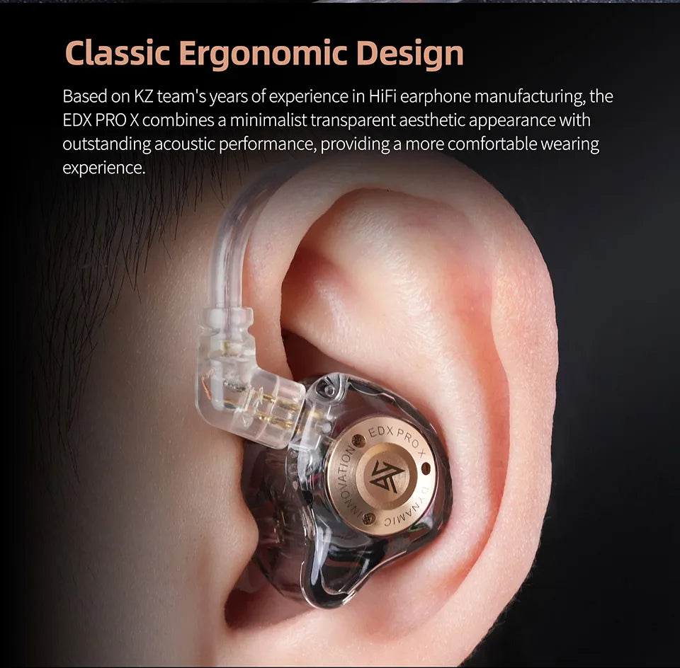 KZ EDX PRO X IEM Earphones (Deep Bass Sound)