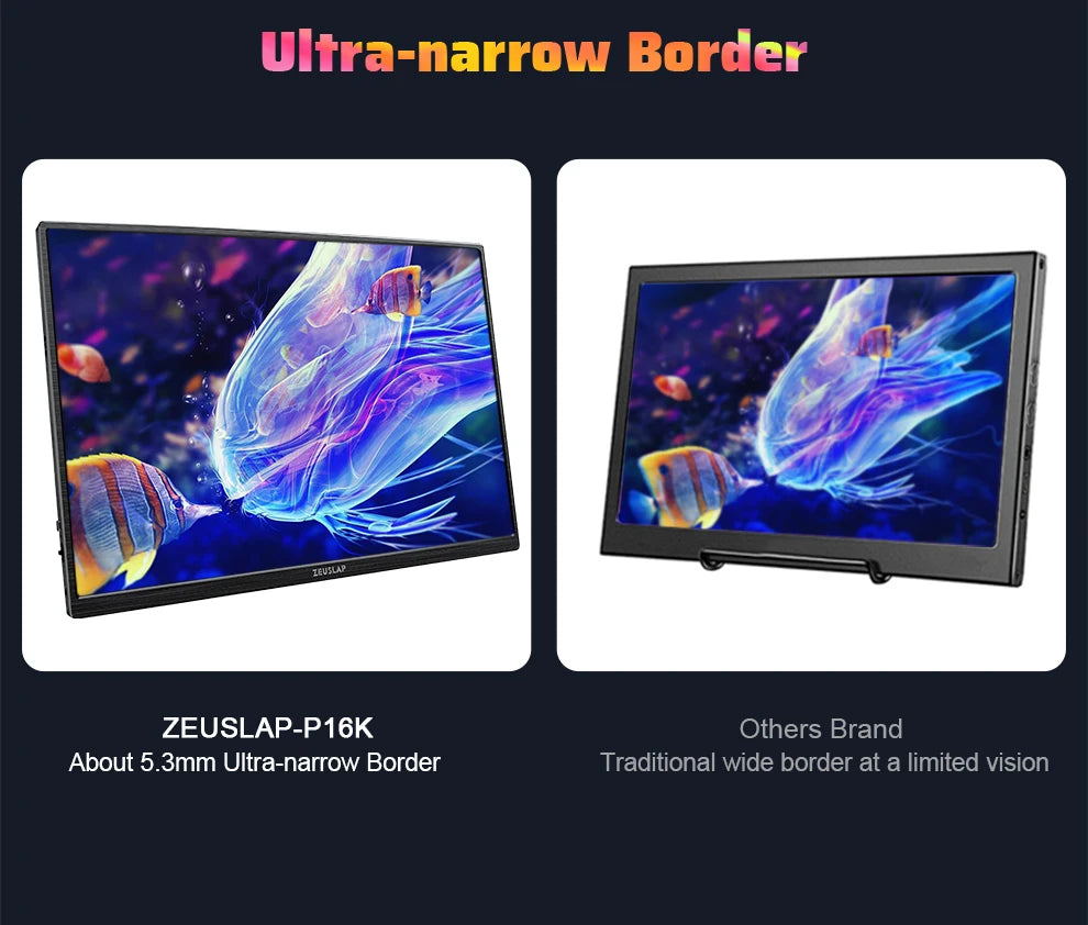 ZEUSLAP 16" 2.5K 144hz Portable Monitor