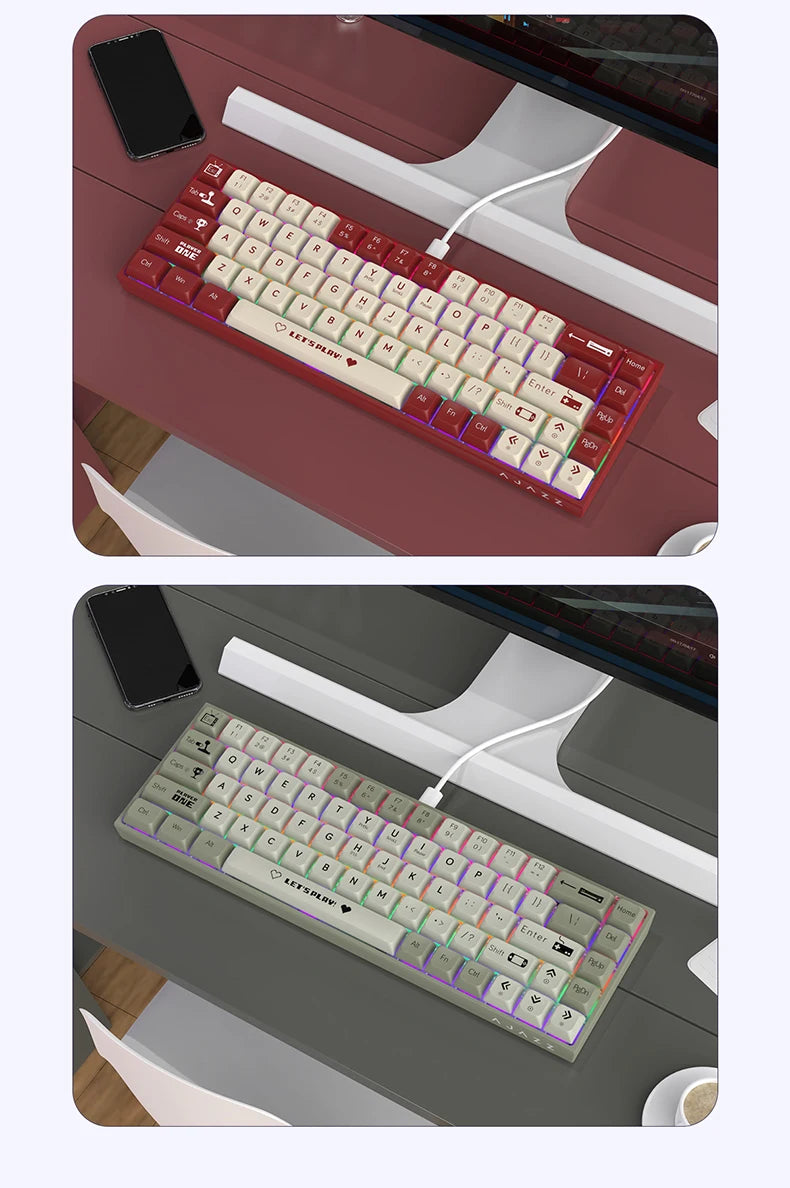 AJAZZ AK680 Mechanical Wireless Bluetooth Keyboard