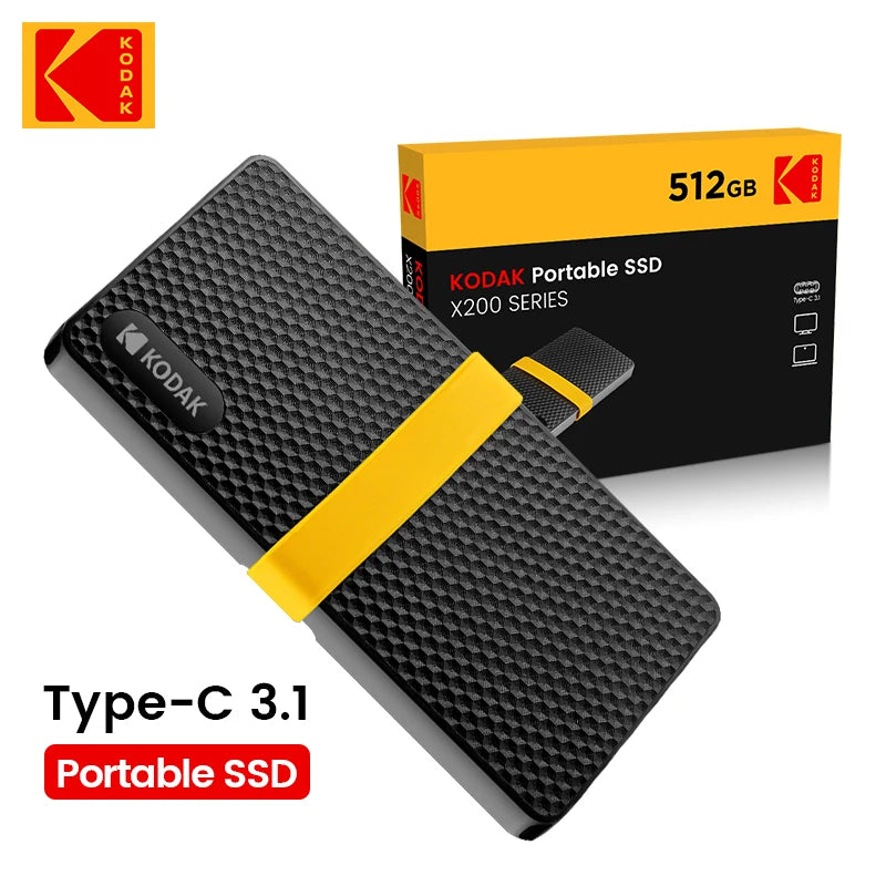 KODAK X200 External SSD Hard Drive