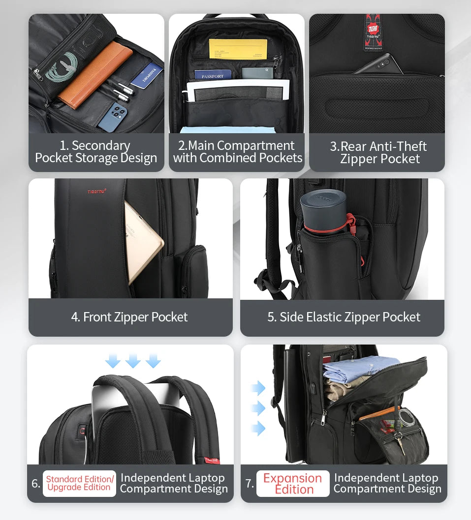 Tigernu Laptop Backpack Bags For Men