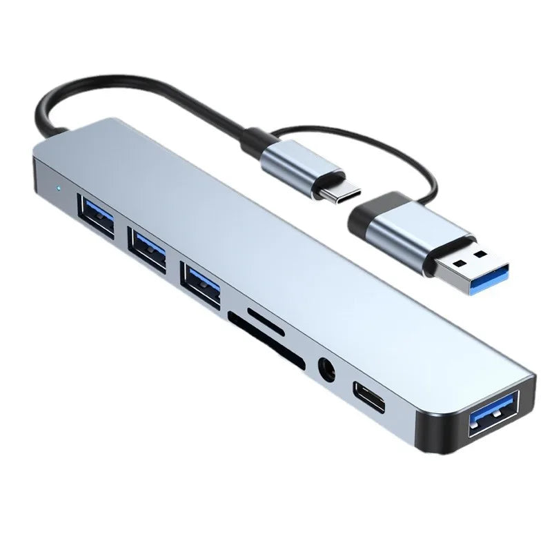 OULLX 8 in 2 USB +Type C HUB