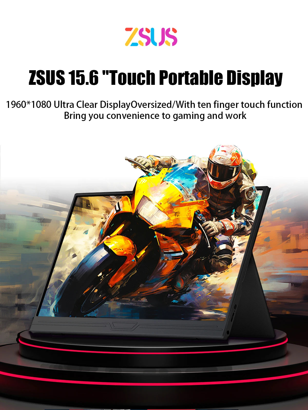 ZSUS 15.6-Inch Portable Monitor (Touchscreen)