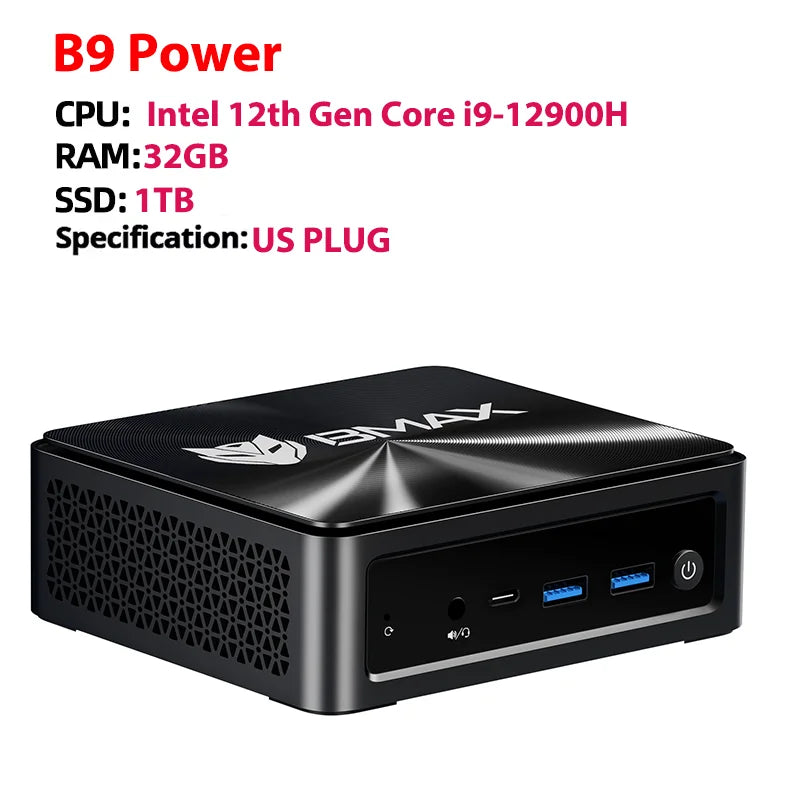 BMAX B9 Power Mini PC Intel Core i9