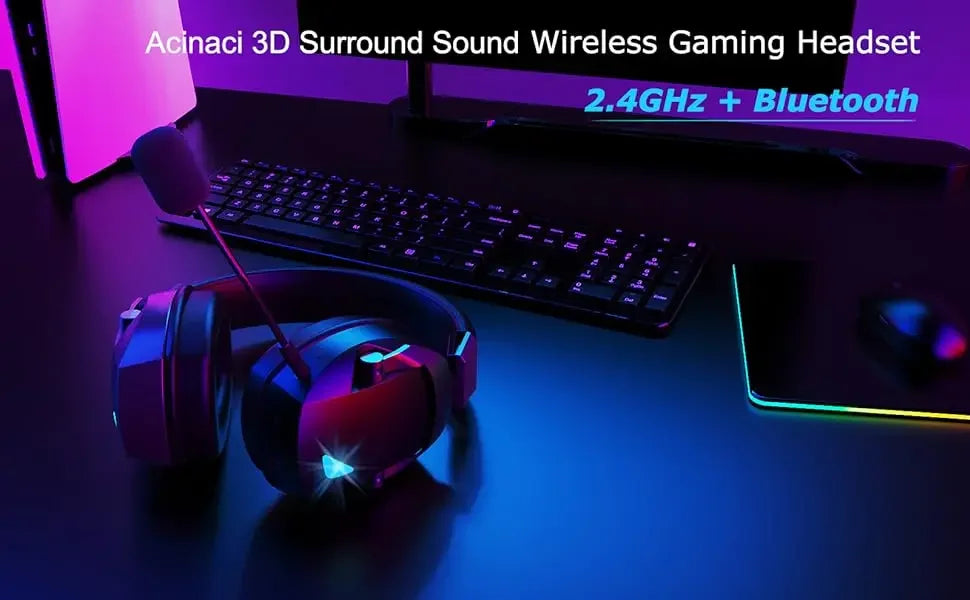 ONIKUMA Acinaci Wireless Gaming Headset with Mic