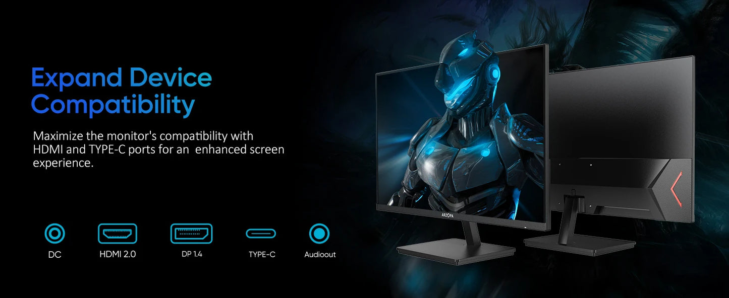 ARZOPA 27inch 180Hz 2K Fast IPS QHD PC Monitor