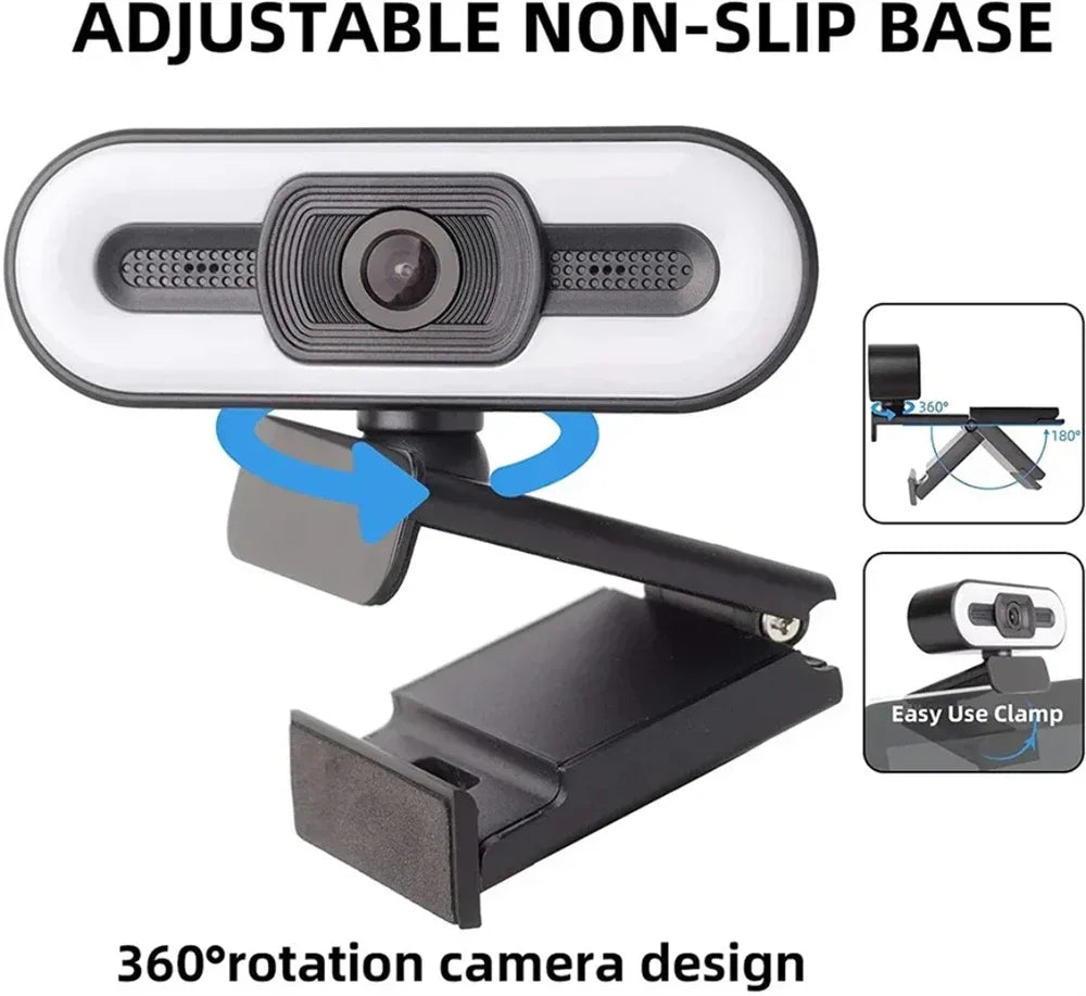 Portable Full HD 1080P 2K 4K Webcam