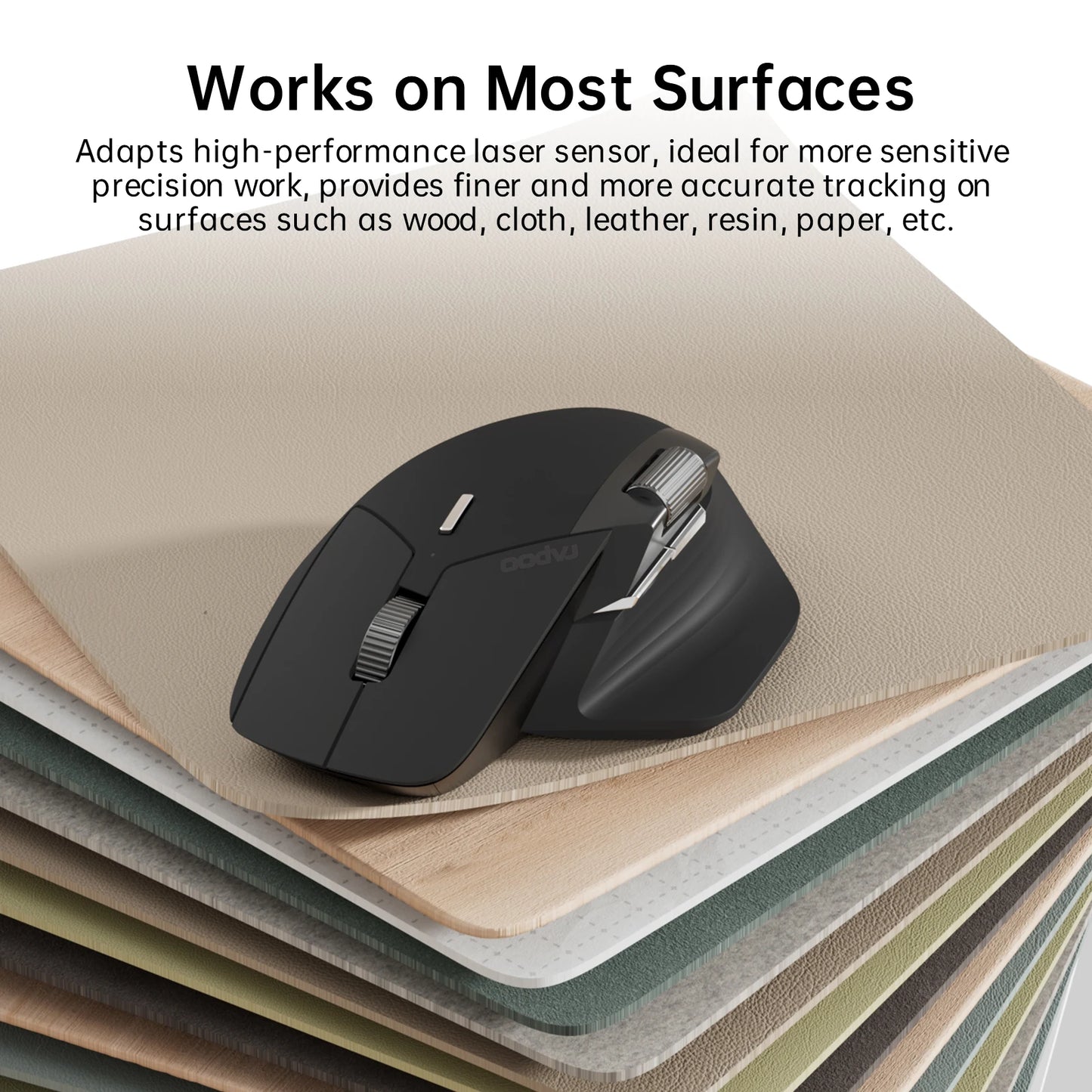 Rapoo MT760L/MT760M Multi-mode Rechargeable Wireless Mouse