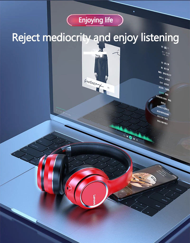 Lenovo HD200 Bluetooth Earphones Over-ear (Headset)