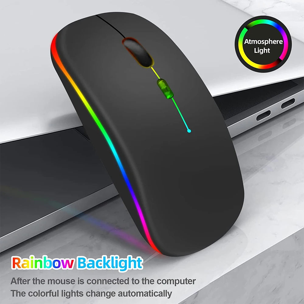 MissionFit Rechargeable LED Wireless Mouse