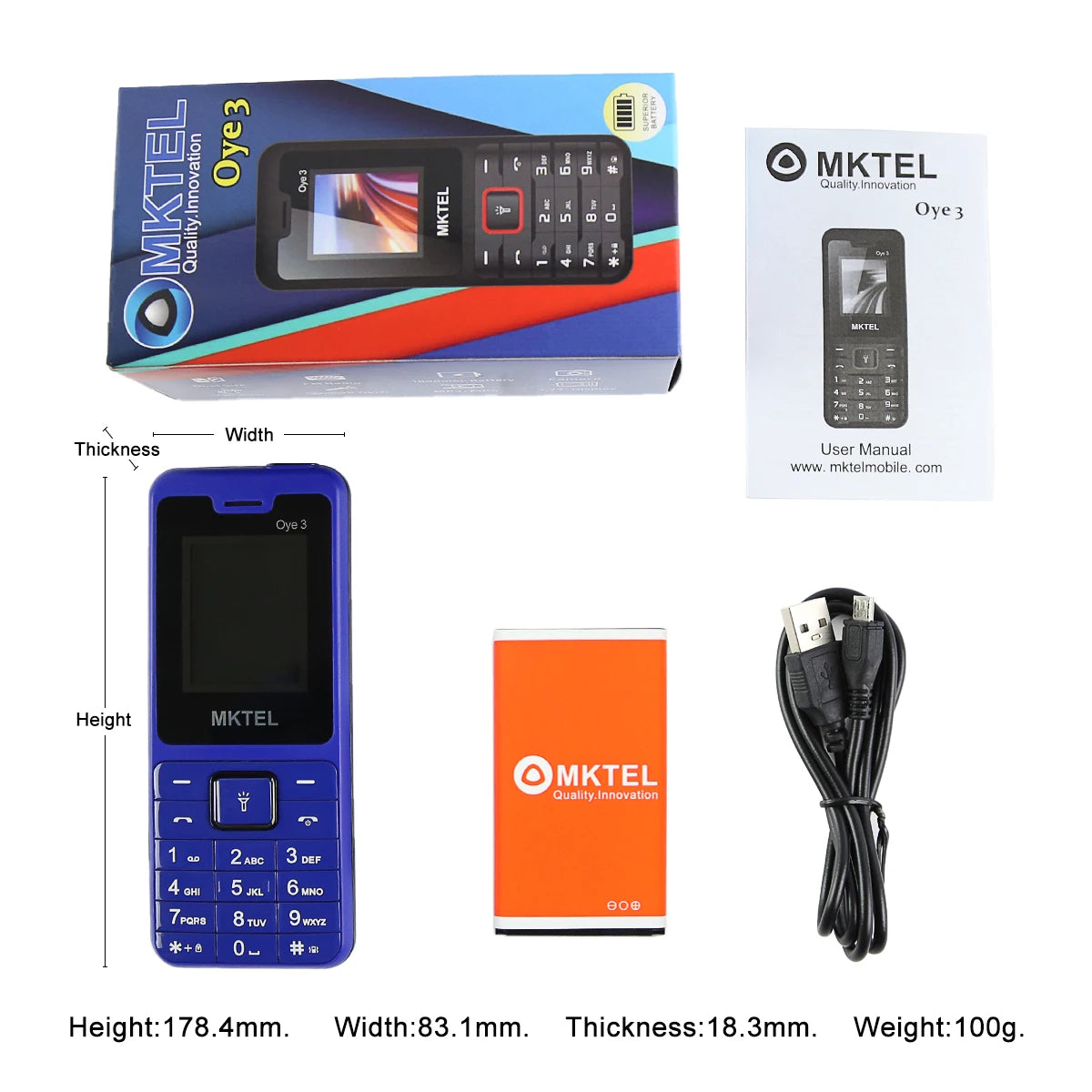 MKTEL OYE 3 Feature Phone