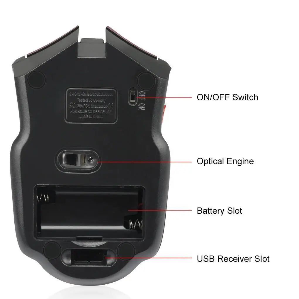 SUPMANGO Wireless  1600DPI Optical Mouse