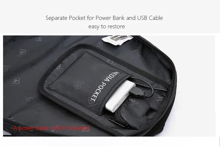 SWISS-Multifunctional Durable Laptop Backpack bags.
