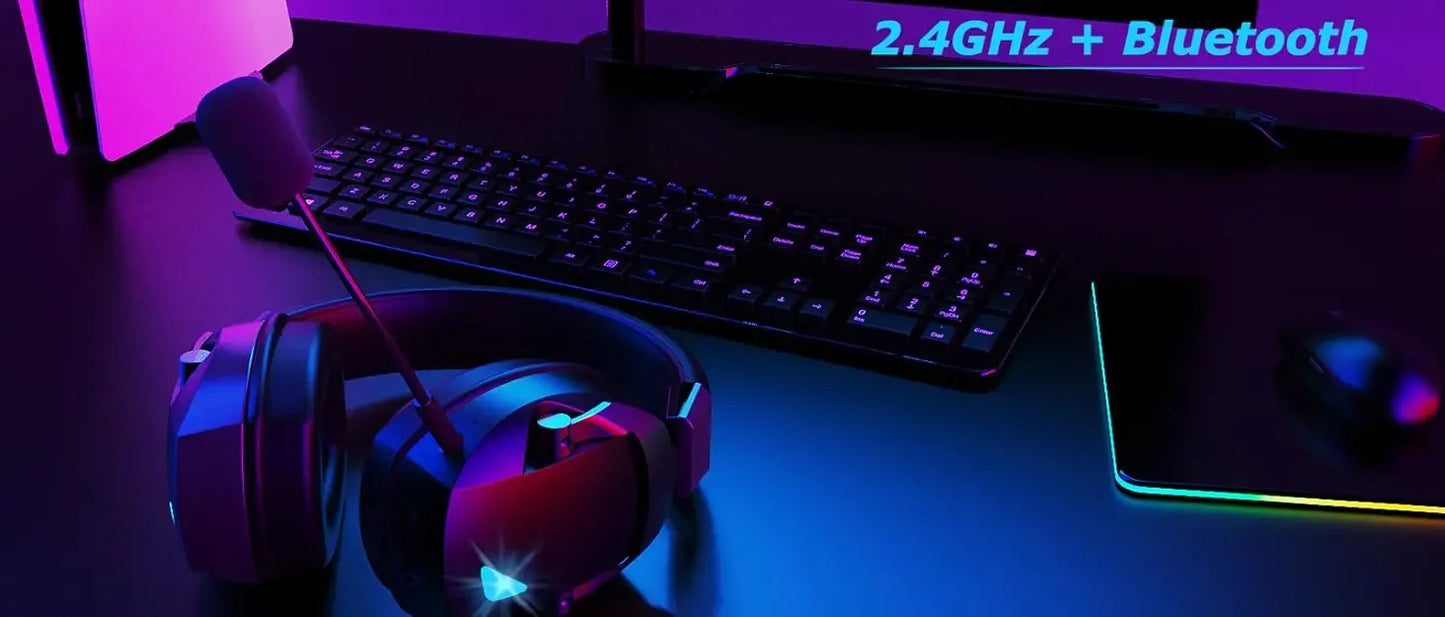 ONIKUMA Acinaci Wireless Gaming Headset with Mic