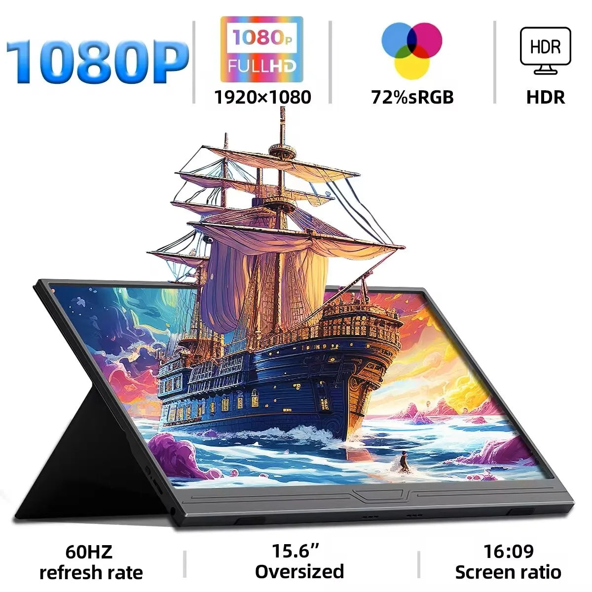ZSUS 15.6-Inch Portable Monitor