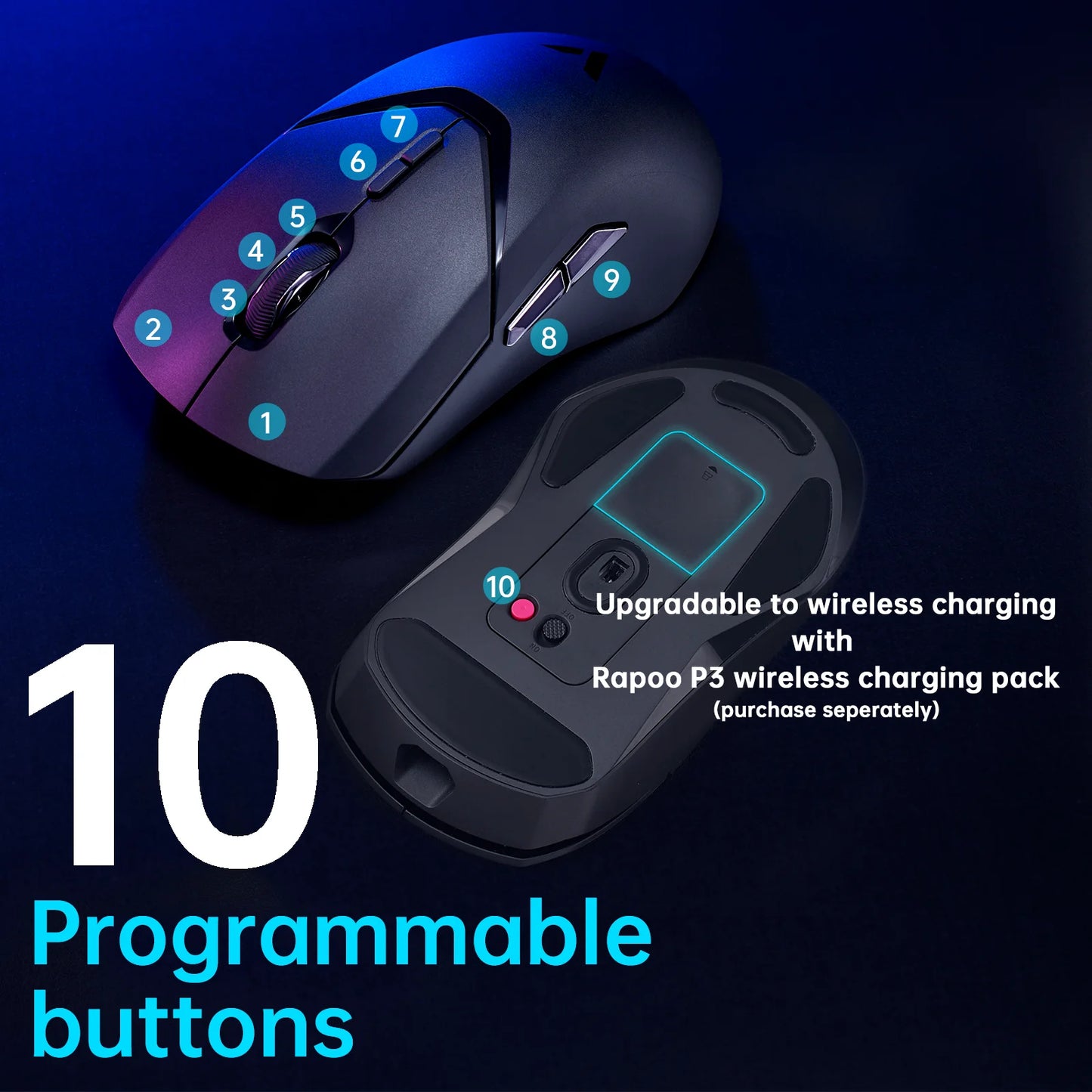 Rapoo VT9PRO PAW3398 Wireless Gaming Mouse