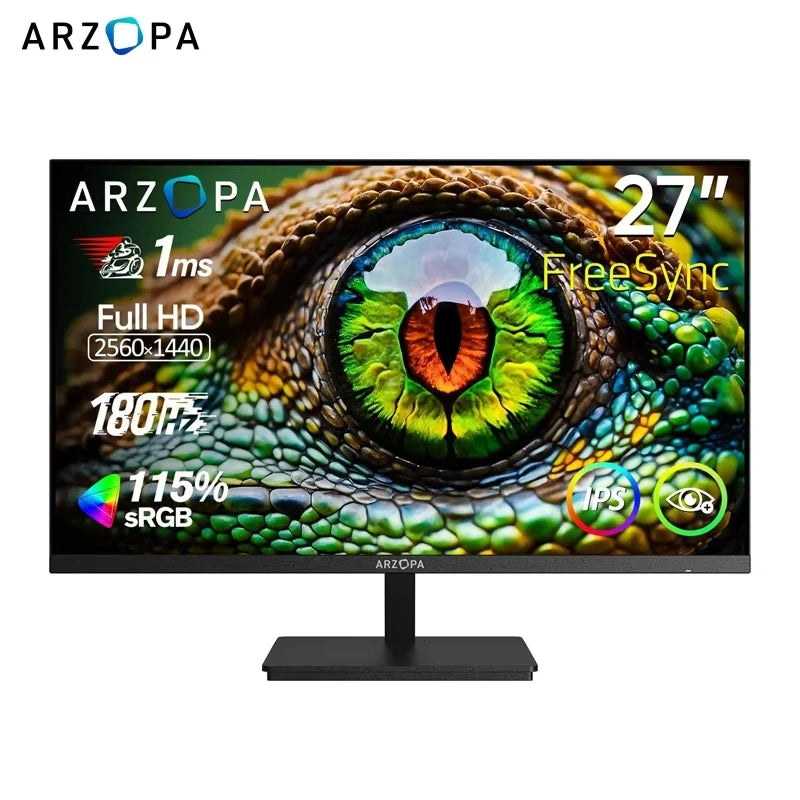 ARZOPA 27inch 180Hz 2K Fast IPS QHD PC Monitor