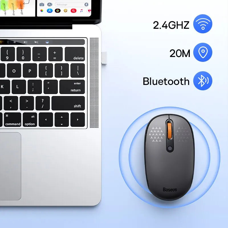 Baseus F01B Mouse Wireless Bluetooth 5.0