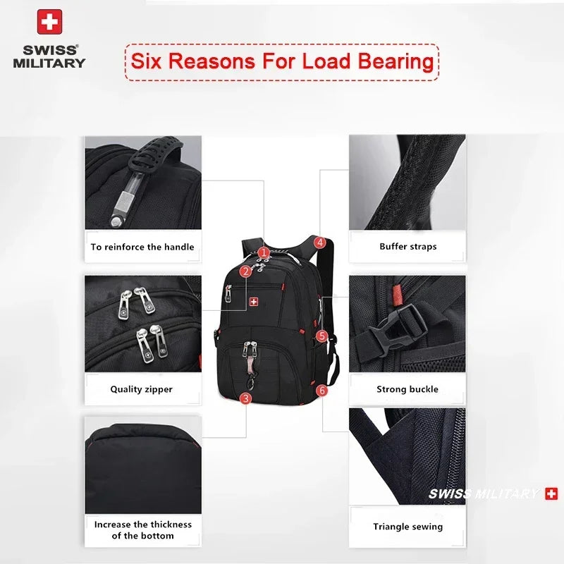 SWISS MILITARY 17" Waterproof Laptop Backpack.