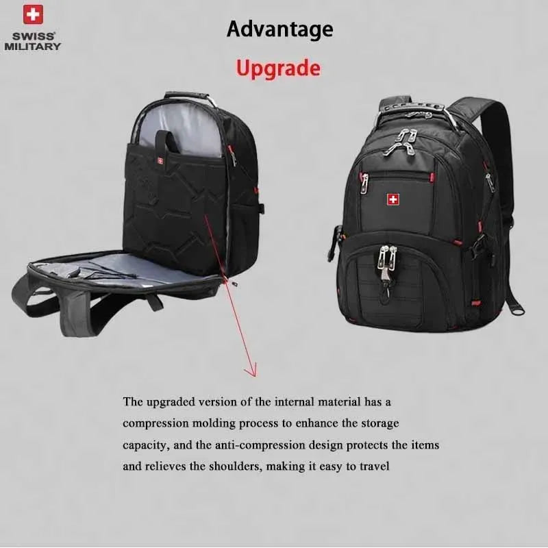 SWISS MILITARY 17" Waterproof Laptop Backpack.