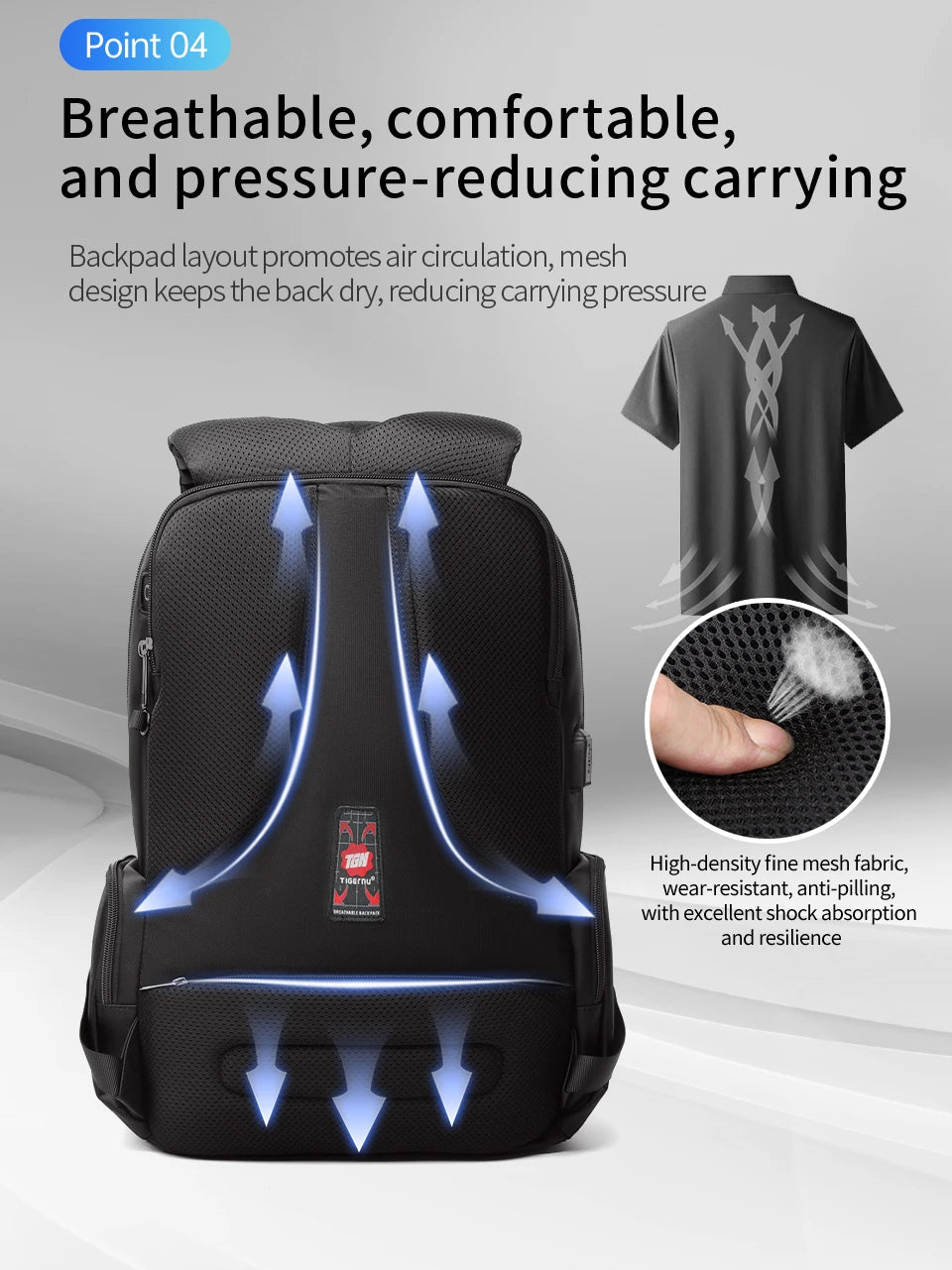 Tigernu Laptop Backpack Bags For Men