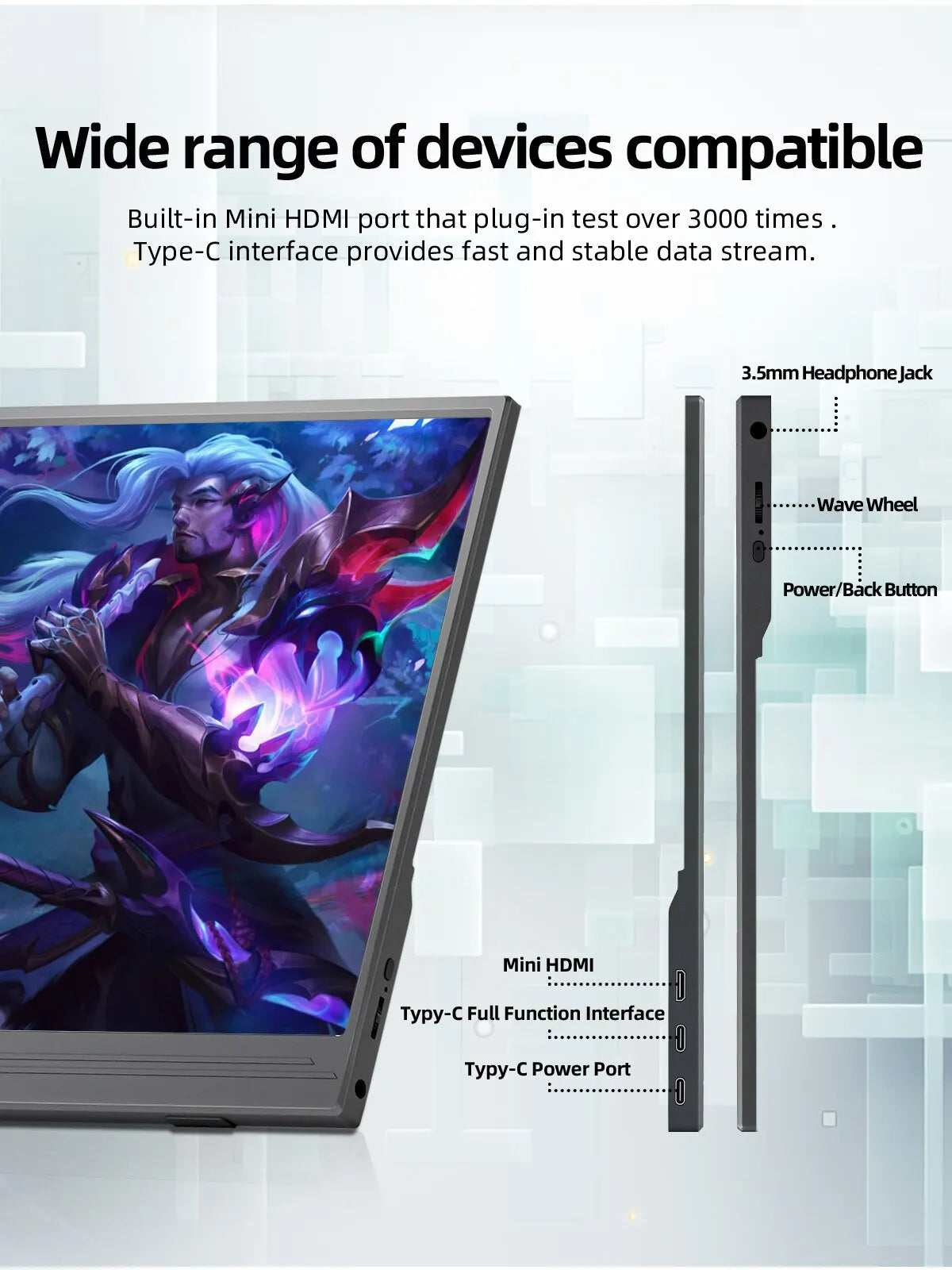 ZSUS 15.6-Inch Portable Monitor
